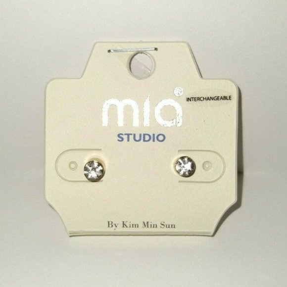 3/$10   Stud Earrings & Layered Gold-Tone Necklace - Picture 2 of 7